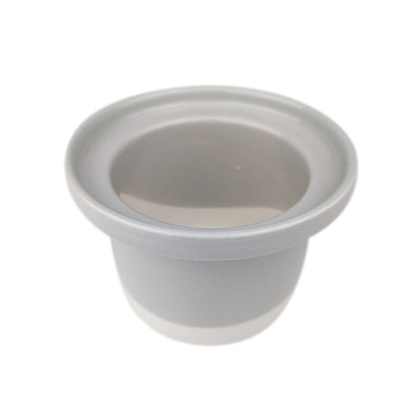 6 inch Self-watering Geometric Striped Ceramic Pot - Image 7