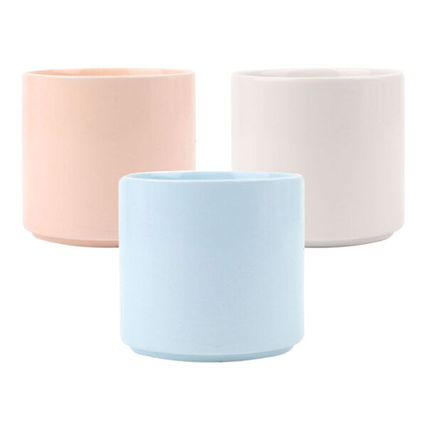 3 Pack Modern Cylinder Pots - Image 6