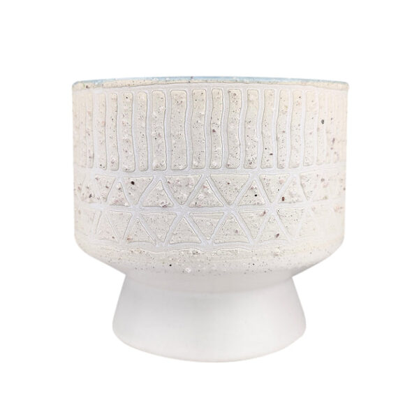 Cream Umbra Footed Pot - Image 4