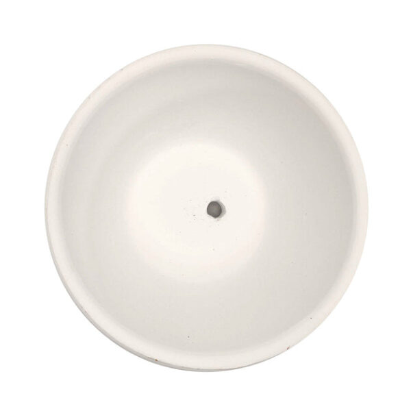 2'' White Clay Pot - Image 4
