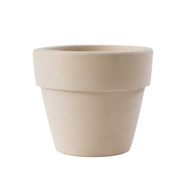 2'' White Clay Pot - Image 6