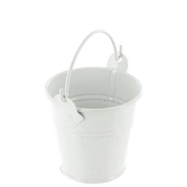 2.5" White Tin Pail - Image 3