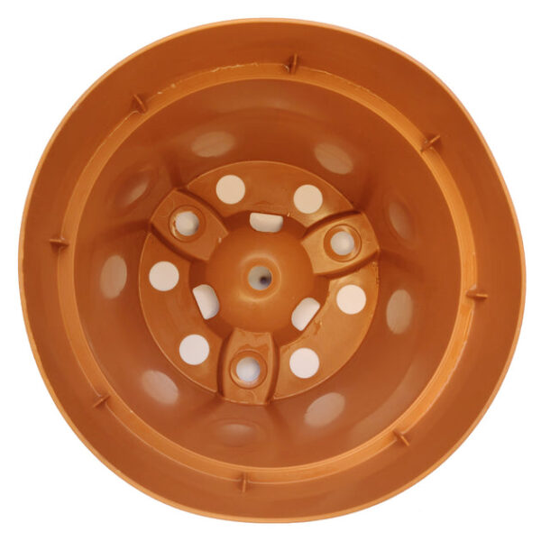 6 Inch Round Plastic Planter - Image 6