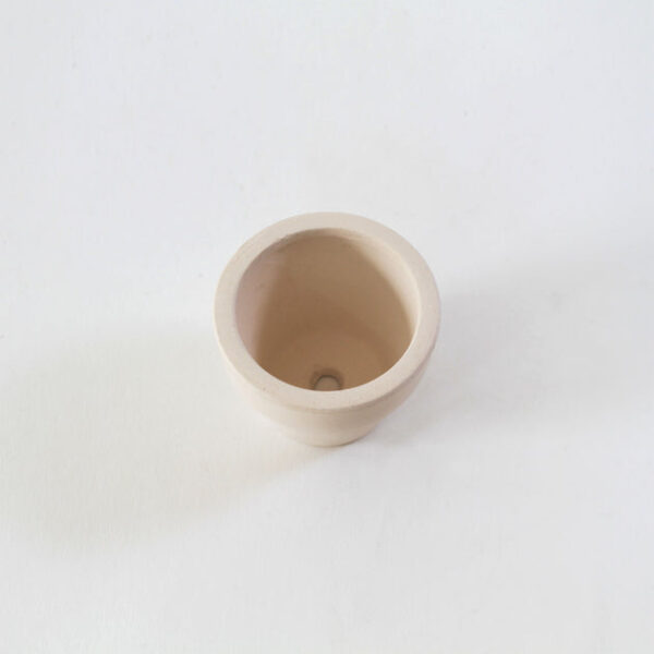 2'' White Clay Pot - Image 7