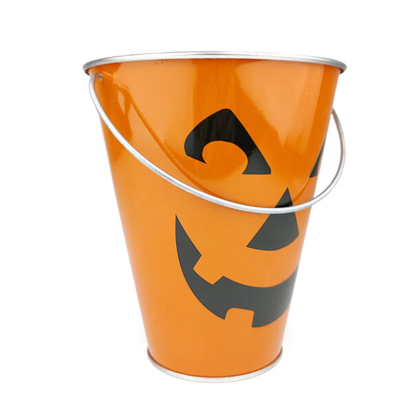 Jack-O'-Lantern Galvanized Pails - Image 5