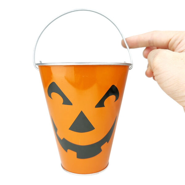 Jack-O'-Lantern Galvanized Pails - Image 6