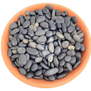 Polished Black Pebbles