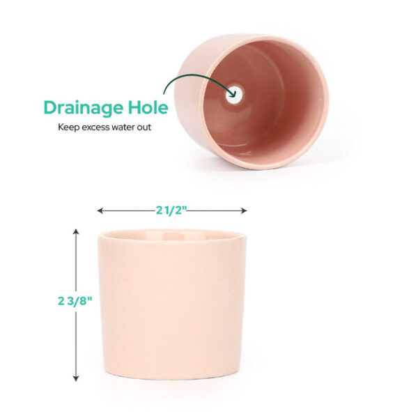 3 Pack Modern Cylinder Pots - Image 4